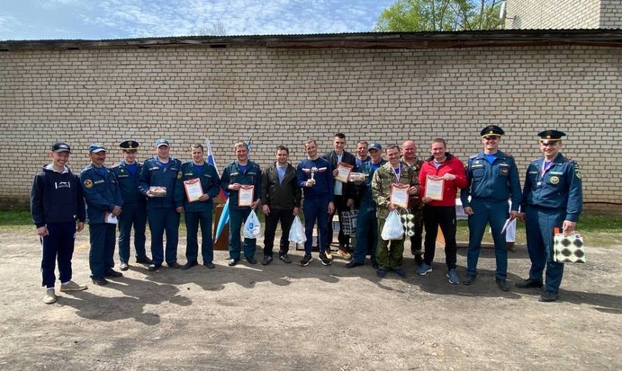 Пожарный кроссфит, посвященный 79-ой годовщине Победы в Великой Отечественной войне.